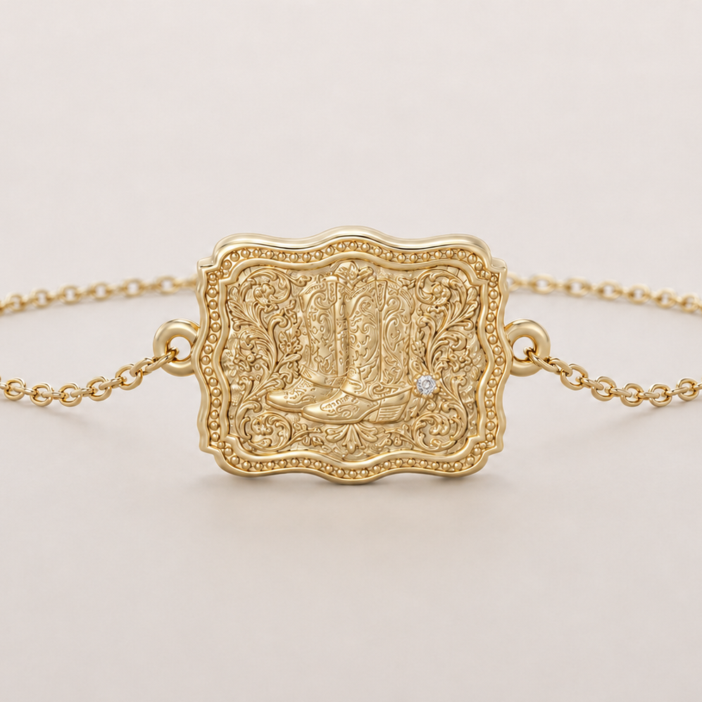 Auren Cowboy Boot Buckle Bracelet