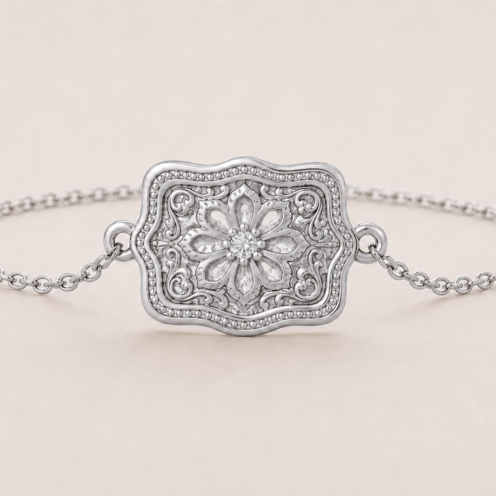 Auren Floral Buckle Bracelet