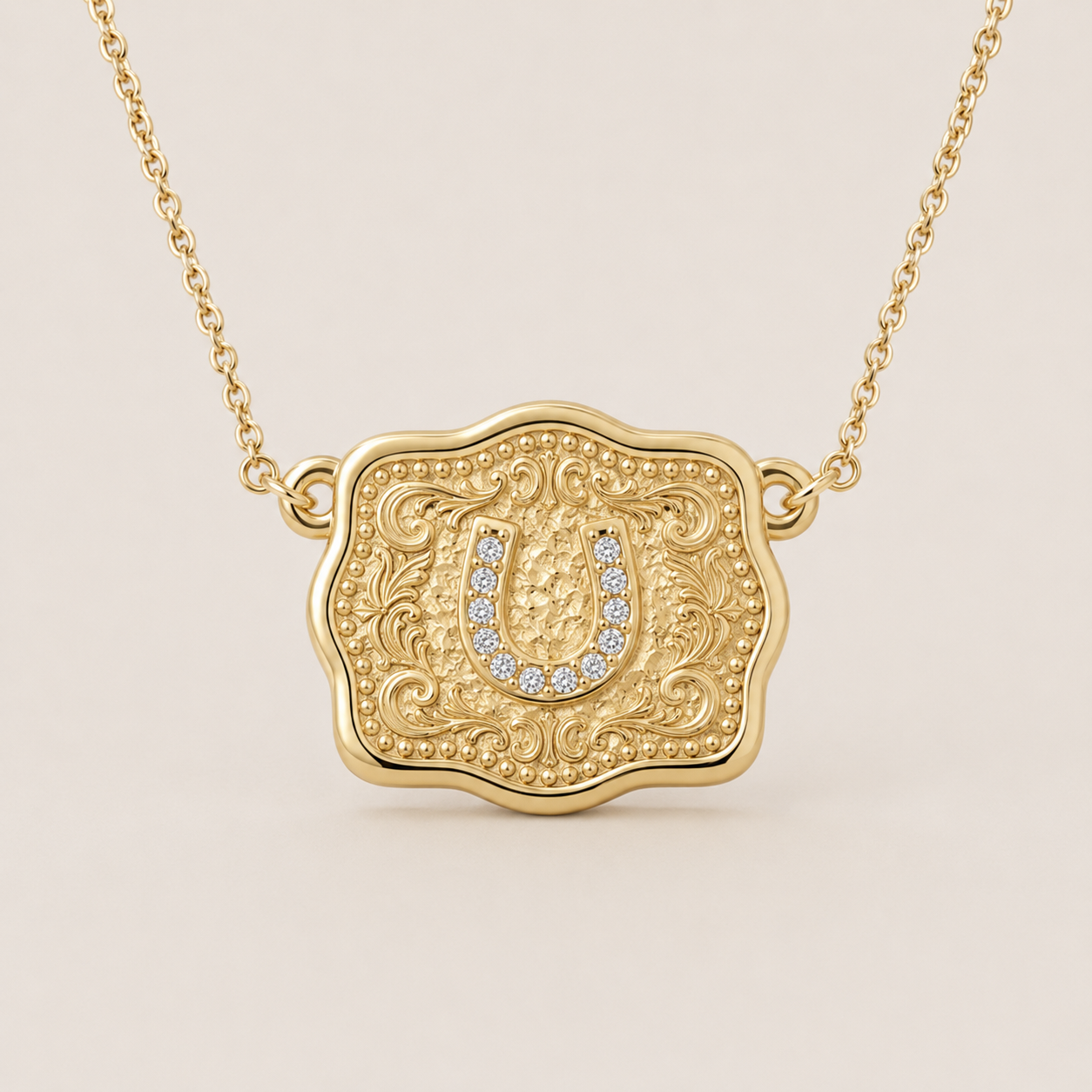 Auren Horseshoe Buckle Necklace