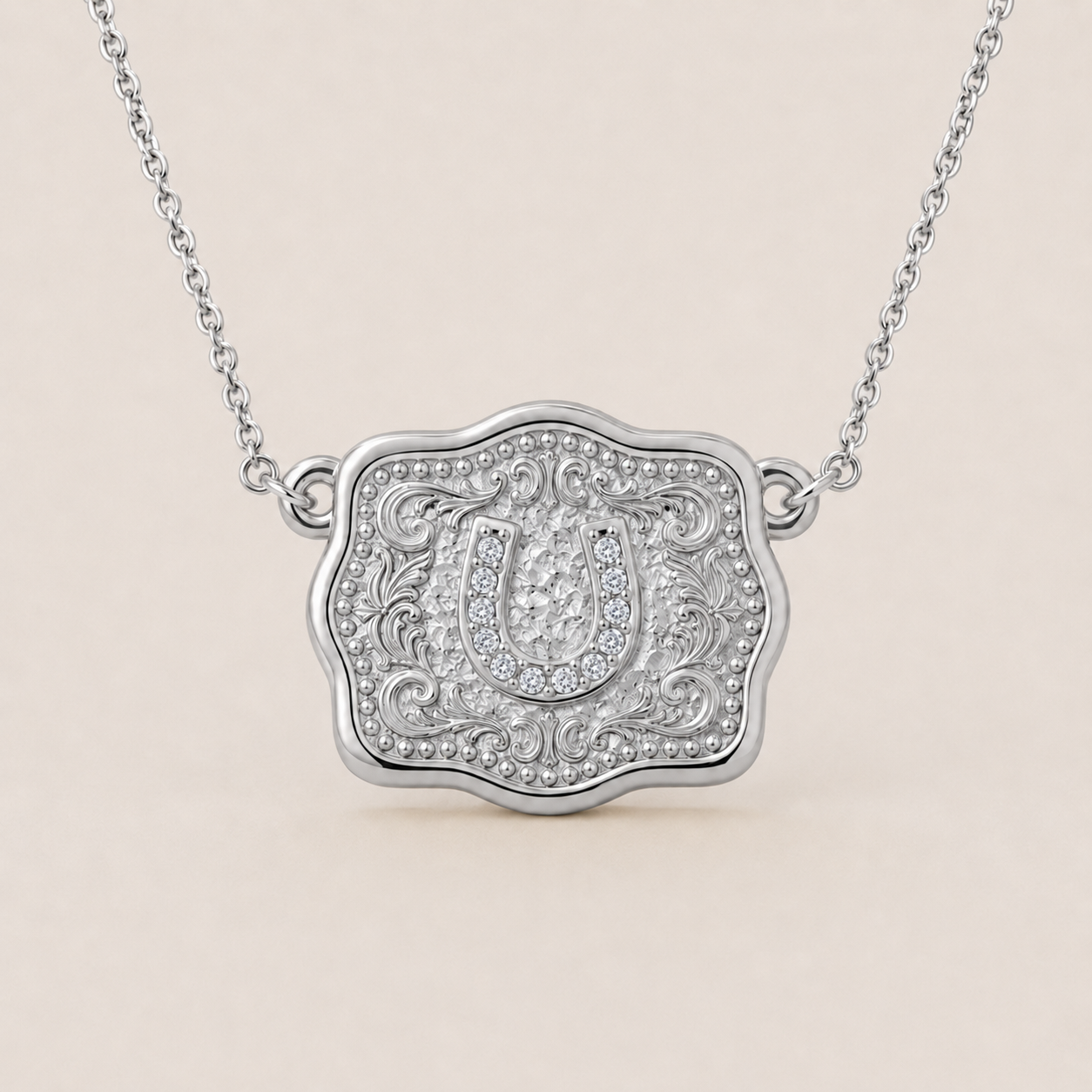 Auren Horseshoe Buckle Necklace