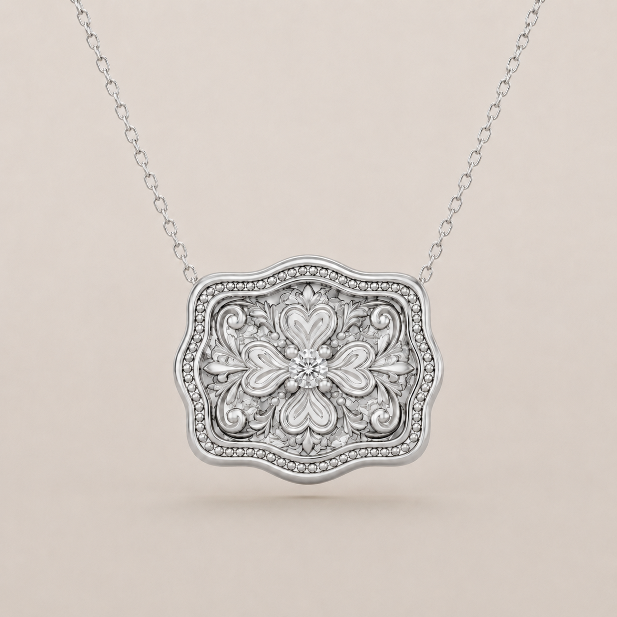 Auren Clover Buckle Necklace