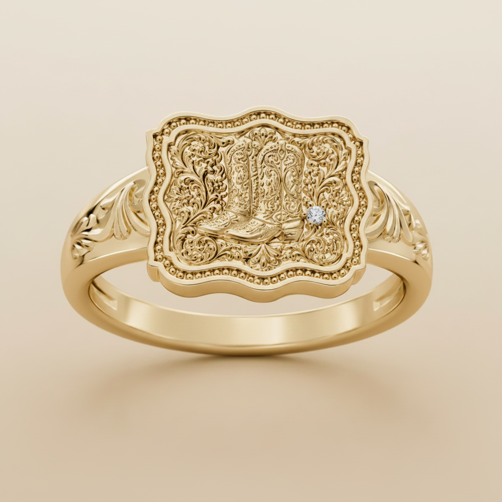 Auren Boots Buckle Ring