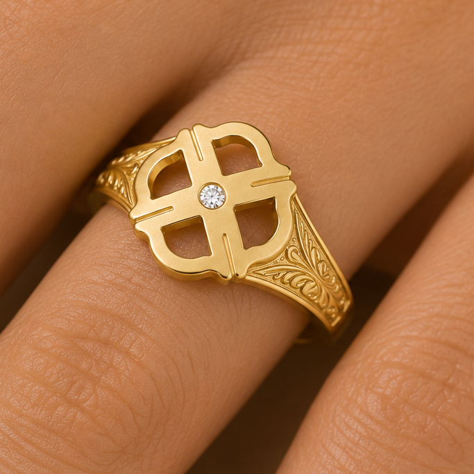 Solen Spurs Rowel Ring